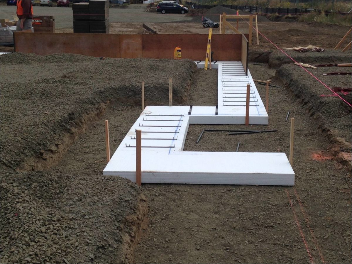 Placing a Concrete Foundation on Rigid Foam Insulation